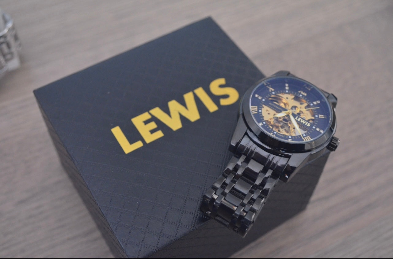 Men's Black/Gold Automatic Watch Season 1