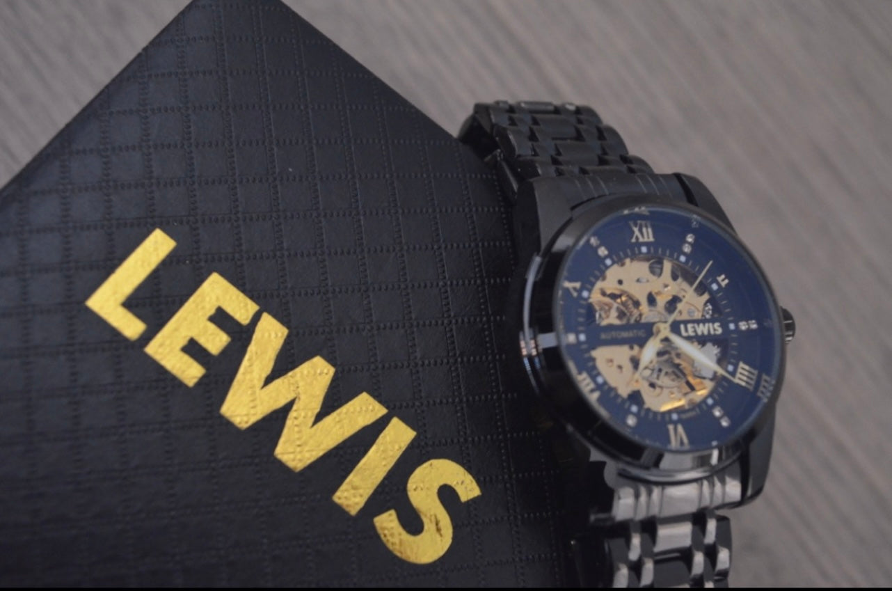 Men's Black/Gold Automatic Watch Season 1