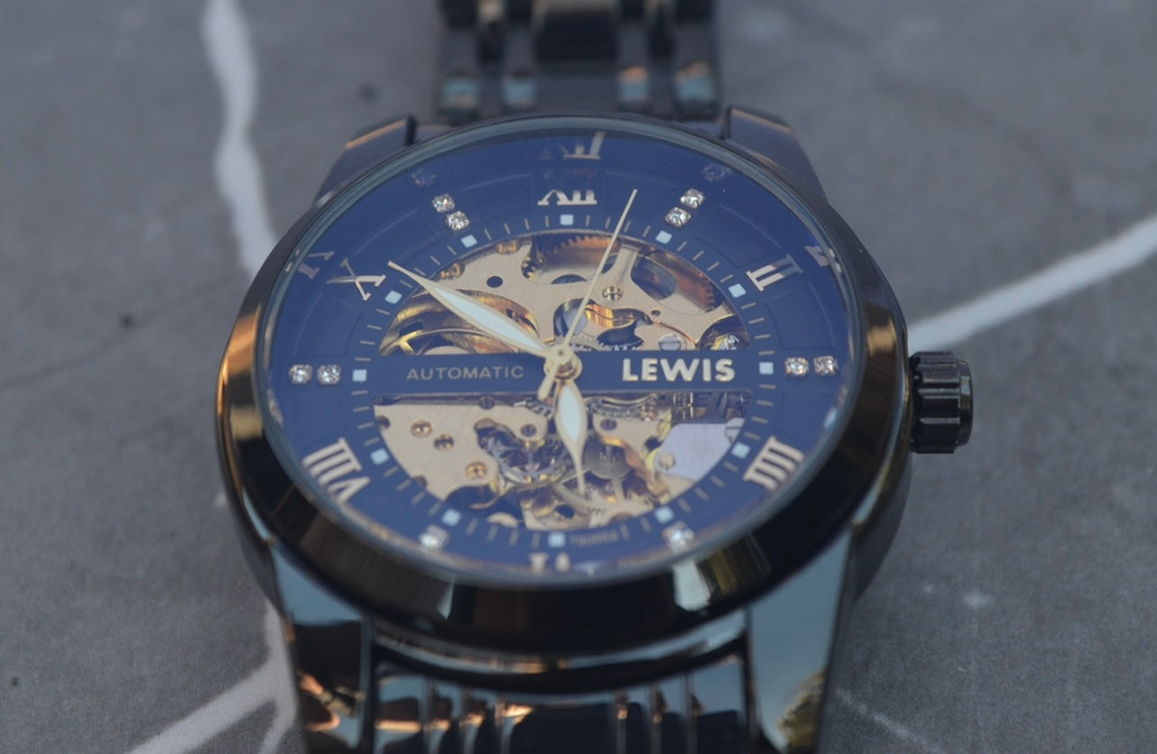 Men's Black/Gold Automatic Watch Season 1