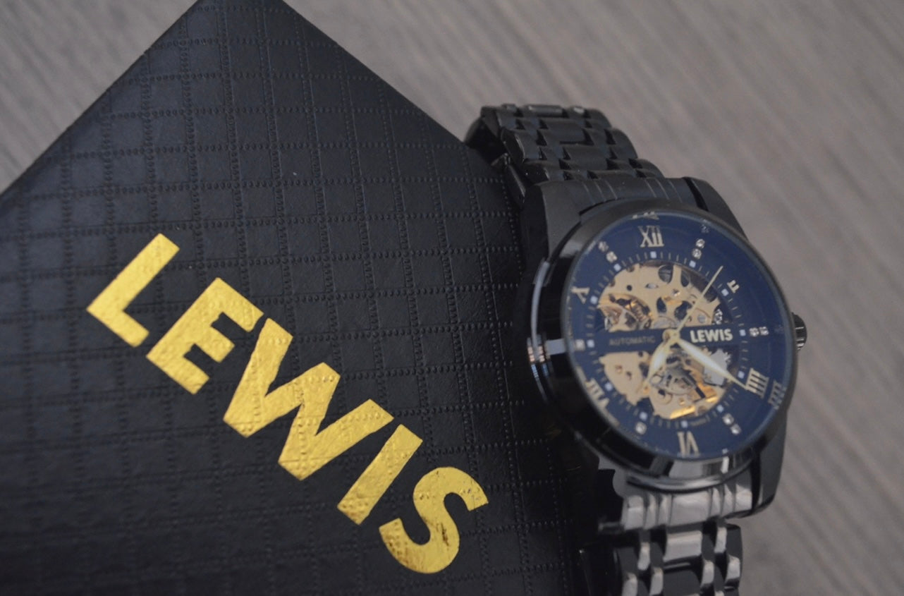 Men's Black/Gold Automatic Watch Season 1